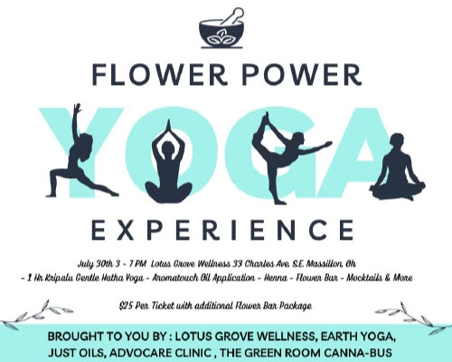 Flower Power Yoga Event
